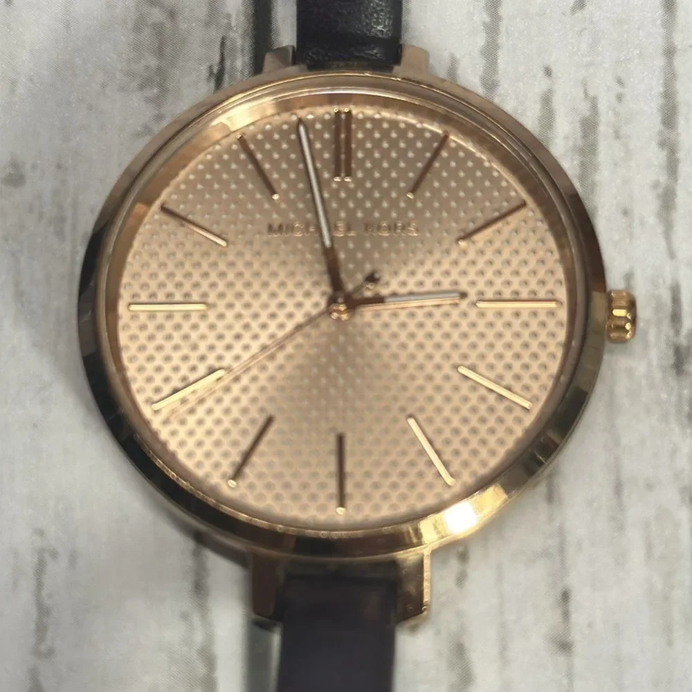Michael Kors Women’s‎ Slim Runway Double Wrap Leather Watch, Women’s Leather